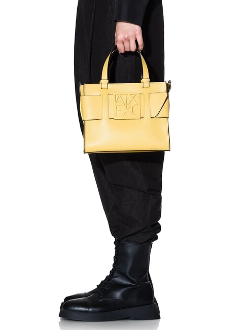 SUSIE Geantă de mână, cu curea de umăr bambus - Genți femei