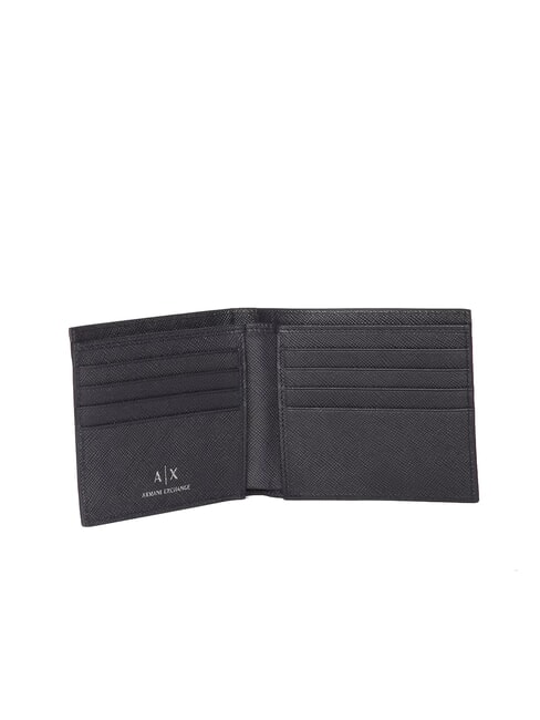 BARCELONA Portofel bifold din piele Saffiano marina adâncă - Portofele bărbați