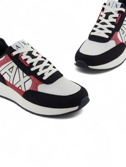 DUSSELDORF Adidași Man alb+cardin+bleumarin - Pantofi bărbați