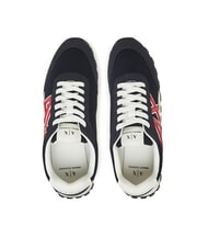ARMANI EXCHANGE A|X Adidași bleumarin închis + cardinal - Pantofi bărbați - 3