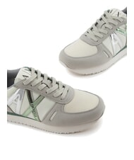 ARMANI EXCHANGE RIO Adidași gri+verde înghețat - Pantofi femei - 3