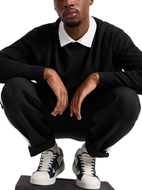 A|X Teniși cu inserții contrastante Off White + Jet Set - Pantofi bărbați