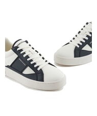 ARMANI EXCHANGE A|X Teniși cu inserții contrastante Off White + Jet Set - Pantofi bărbați - 4