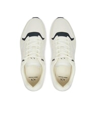 ARMANI EXCHANGE A|X Teniși cu logo lateral Off White + Jet Set - Pantofi bărbați - 3