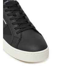 ARMANI EXCHANGE A|X Teniși cu inserții contrastante NEGRU / REFBLACK - Pantofi bărbați - 4