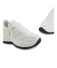 ARMANI EXCHANGE A|X Adidași groși alb aproape + aur pal - Pantofi femei - 4