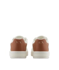 ARMANI EXCHANGE A|X Teniși cu detalii contrastante off white+caram.cafe - Pantofi femei - 4