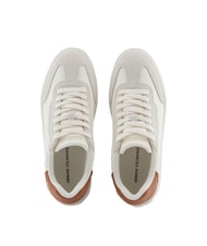 ARMANI EXCHANGE A|X Teniși cu detalii contrastante off white+caram.cafe - Pantofi femei - 3