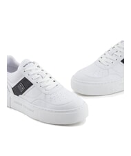 ARMANI EXCHANGE A|X Teniși cu bandă laterală MULTICOLOR / OP.WHITE + BLACK - Pantofi femei - 4