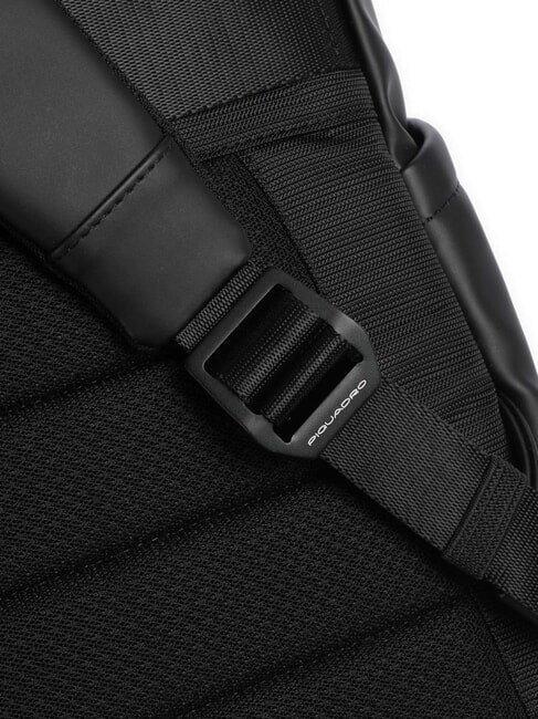 CORNER SPECIALE GOMMATO Rucsac pentru laptop cu roll-top negru - Rucsacuri pentru laptop