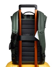 PIQUADRO CORNER SPECIALE GOMMATO Rucsac pentru laptop cu roll-top VERDE - Rucsacuri pentru laptop - 3