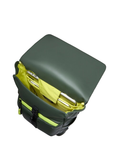 CORNER SPECIALE GOMMATO Rucsac pentru laptop cu roll-top VERDE - Rucsacuri pentru laptop