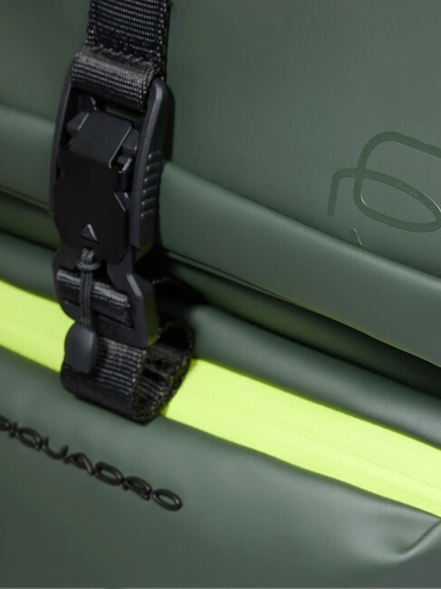 CORNER SPECIALE GOMMATO Rucsac pentru laptop cu roll-top VERDE - Rucsacuri pentru laptop