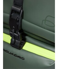 PIQUADRO CORNER SPECIALE GOMMATO Rucsac pentru laptop cu roll-top VERDE - Rucsacuri pentru laptop - 6