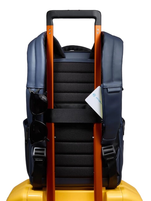 CORNER SPECIALE GOMMATO  Rucsac pentru laptop de 14", extensibil albastru - Rucsacuri pentru laptop