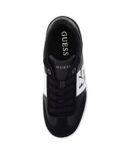 GUESS NOCHEE Adidași cu inserții din piele &icirc;ntoarsă BLACK - Pantofi femei - 4