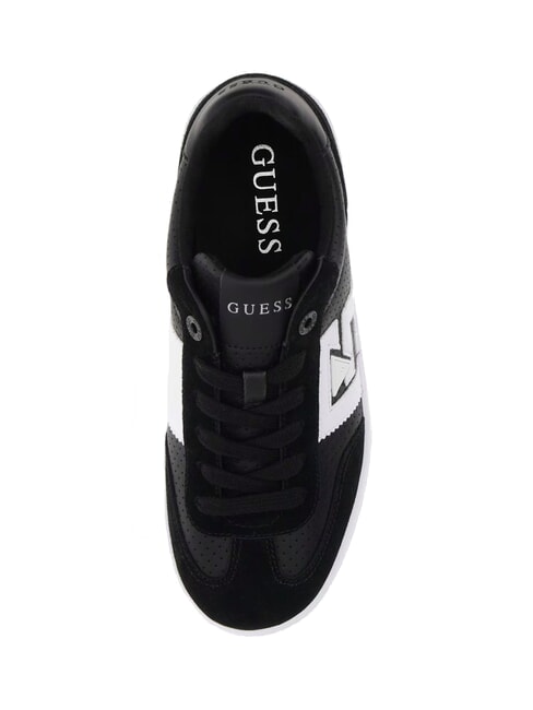 NOCHEE Adidași cu inserții din piele întoarsă BLACK - Pantofi femei