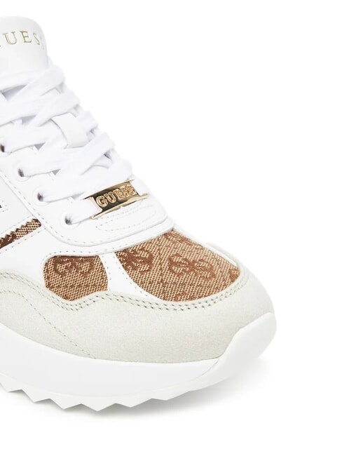 KORENZO Teniși sport cu logo 4G Bej / maro - Pantofi femei