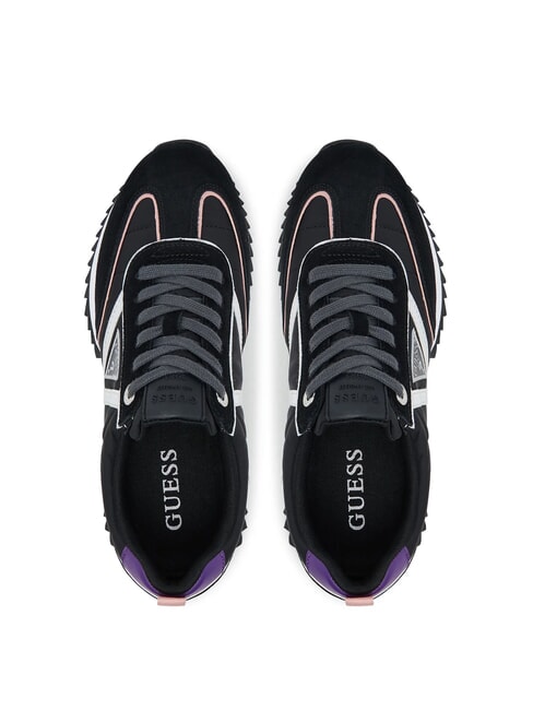 BAIL Teniși sport din piele mixtă BLACK - Pantofi femei