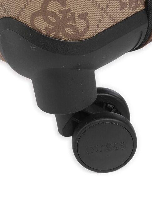 BERTA 18 Cărucior pentru bagaje de mână logo latte / maro - Bagaje de mână