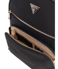 GUESS POWER PLAY 2 Rucsac din nailon BLACK - Genți femei - 5