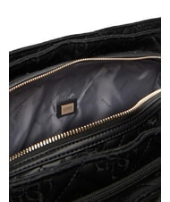 GUESS ADELASIA Geantă de cumpărături cu logo brodat BLACK - Genți femei - 5