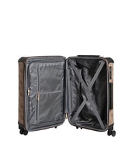 GUESS BERTA 22 Cărucior mediu logo latte / maro - Trolere rigide - 2