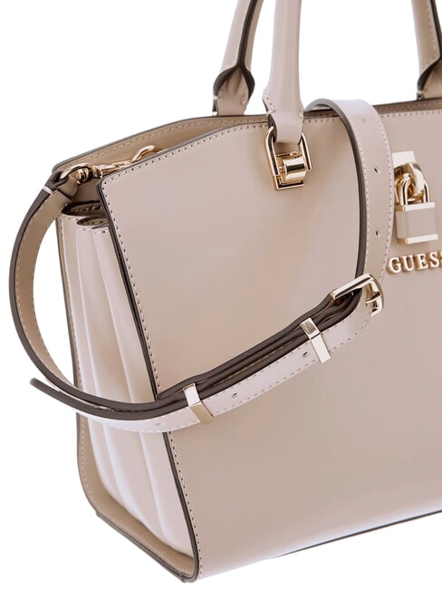 QUEENSLAND Geantă de m&acirc;nă, cu curea de umăr pur și simplu taupe - Genți femei