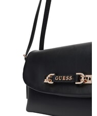 GUESS LEFIA Geantă de umăr cu clapă BLACK - Genți femei - 3