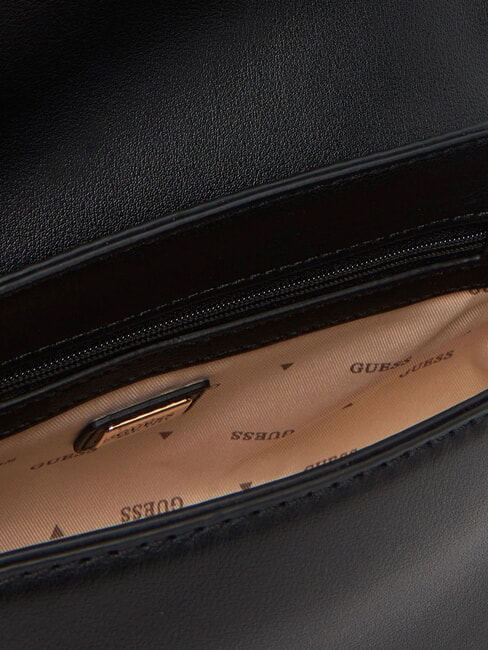 LEFIA Geantă de umăr cu clapă BLACK - Genți femei