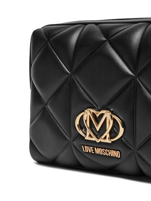 QUILTED Geantă de mână matlasată negru - Genți femei