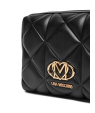 LOVE MOSCHINO QUILTED Geantă de mână matlasată negru - Genți femei - 3