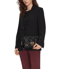 LOVE MOSCHINO QUILTED Geantă de mână matlasată negru - Genți femei - 5