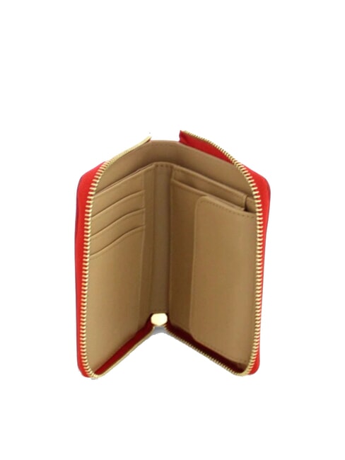 LOVE Portofel mini cu fermoar roșu - Portofele femei