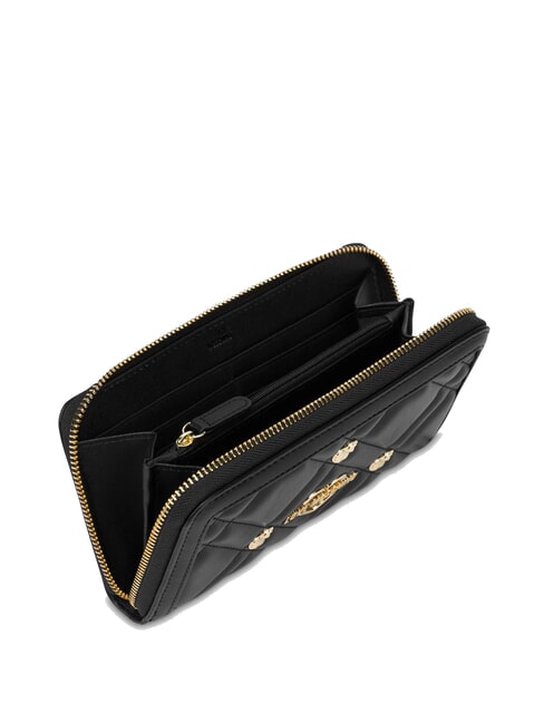 SWEET STUDS Portofel mare cu fermoar negru - Portofele femei