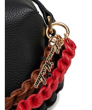 LOVE MOSCHINO LEGACY Geantă pentru cameră cu brelocuri negru - Genți femei - 4