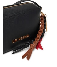 LOVE MOSCHINO LEGACY Geantă pentru cameră cu brelocuri negru - Genți femei - 5