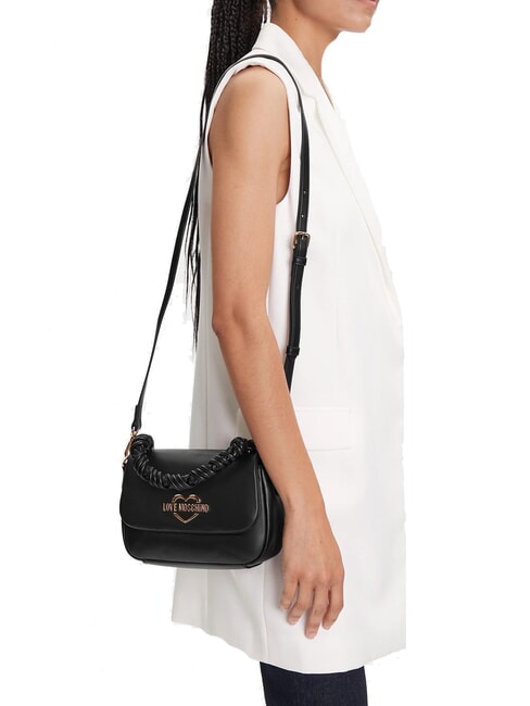 SMART DAILY Geantă de mână cu curea de umăr negru - Genți femei