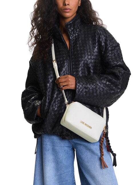 LEGACY Geantă pentru cameră cu brelocuri alb - Genți femei