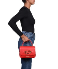 LOVE MOSCHINO TIMELESS Geantă tip servietă cu curea de umăr RED - Genți femei - 4
