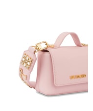 LOVE MOSCHINO SPARKLE Geantă mini cu aplicații de bijuterii pudra de fata - Genți femei - 3