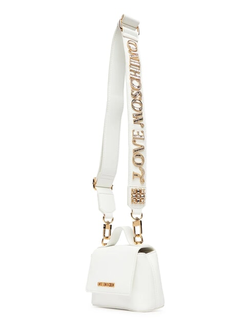 SPARKLE Geantă mini cu aplicații de bijuterii alb - Genți femei