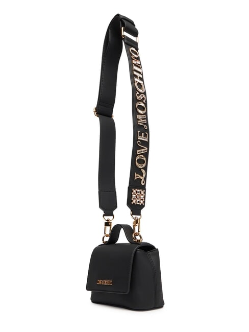 SPARKLE Geantă mini cu aplicații de bijuterii negru - Genți femei