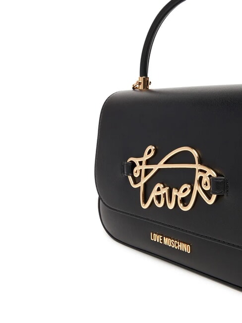 TIMELESS Geantă tip servietă cu curea de umăr negru - Genți femei