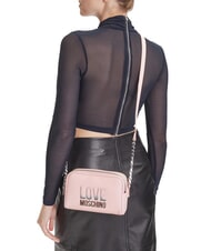 LOVE MOSCHINO BIG LETTERING Mini Geanta de umar pudra de fata - Genți femei - 6