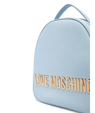 LOVE MOSCHINO LETTERING Rucsac Albastru deschis - Genți femei - 4