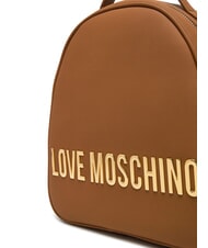 LOVE MOSCHINO LETTERING Rucsac cămilă - Genți femei - 4