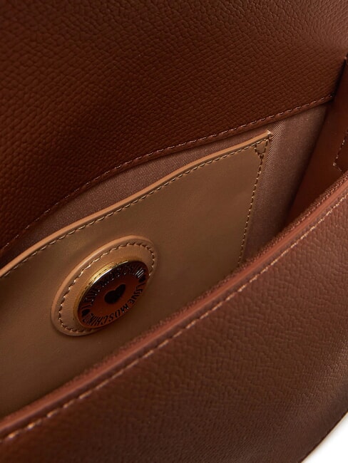 BRAIDED Geantă de umăr cu clapă cămilă - Genți femei