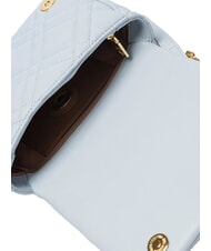 LOVE MOSCHINO SWEET STUDS Geantă de umăr mini cu ținte Albastru deschis - Genți femei - 5