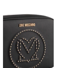 LOVE MOSCHINO LITTLE STUDS Geantă pentru cameră cu ținte negru - Genți femei - 3